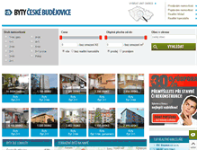 Tablet Screenshot of byty-ceske-budejovice.com